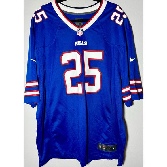 Buffalo Bills LeSean “Shady” McCoy #25 Blue Nike On Field Jersey Sz XXL - Picture 2 of 13